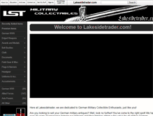 Tablet Screenshot of lakesidetrader.com